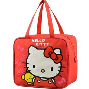 NWT Hello Kitty by Sanrio, Large Lunch Box for Girls, Kids, Adults RED